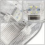 5Pcs Chrome Housing Blue LED Cab Roof Running Light for Dodge Ram (1999–2001)