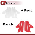 Door Pillar Window Trim for Mazda 3 Hatchback (2008–2012)