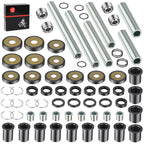 Set of 2 Rear Upper Lower A-arm Bushing Shaft Kit for Honda Rincon TRX650 TRX680