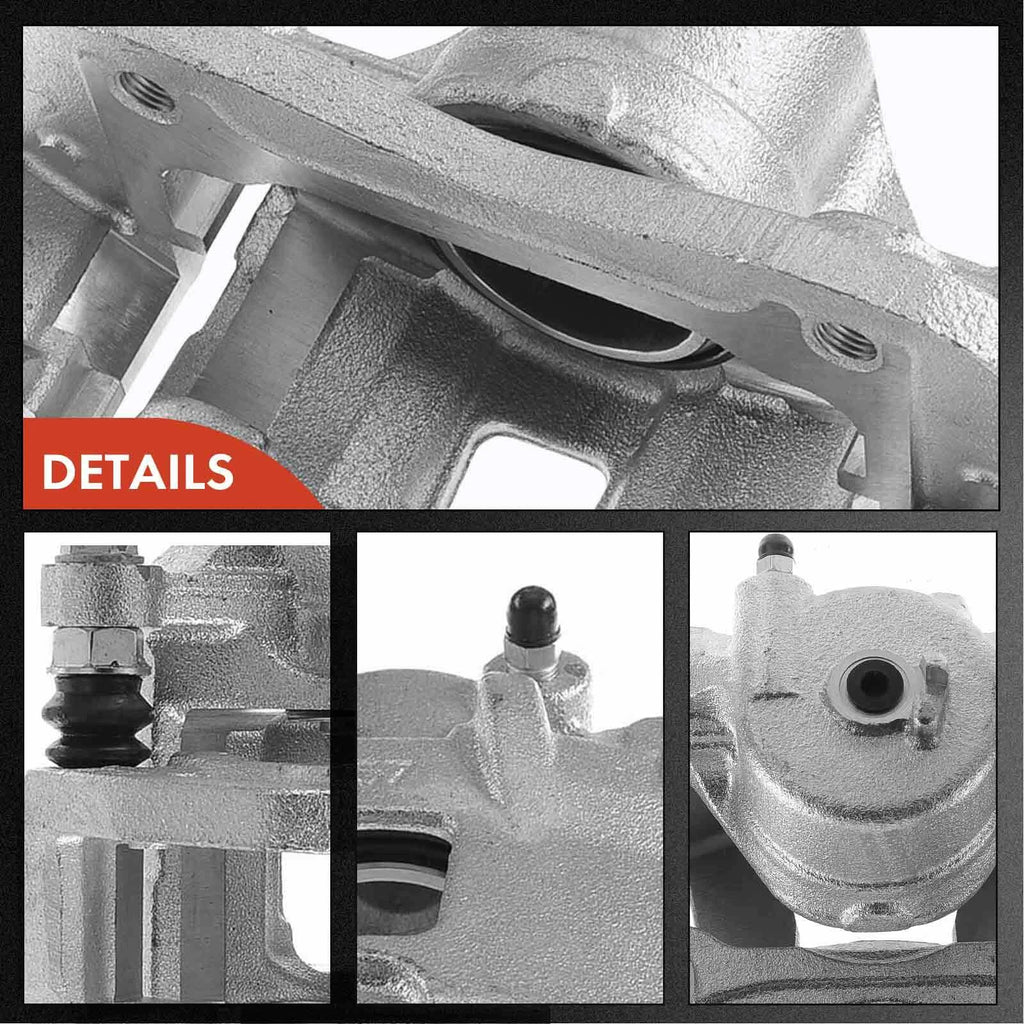 Front Brake Caliper & Pad Set for Hyundai Elantra Sonata Kia Optima