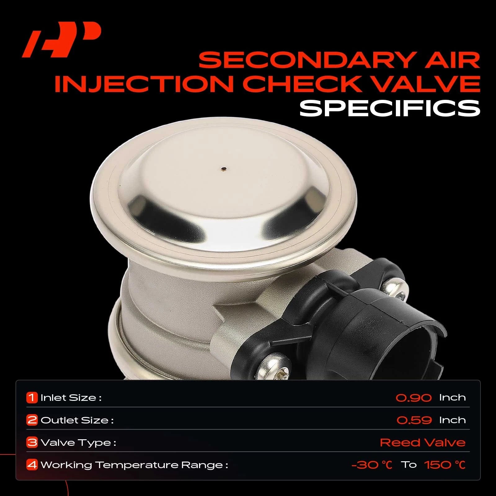 Secondary Air Injection Check Valve for BMW 323is 328i 328is M3 (1998)
