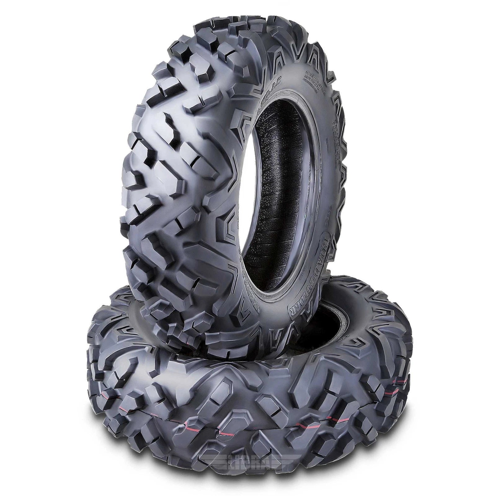 Set of 2 Roadguider UTV ATV Tires 25x8-12 25x8.00-12 6PR