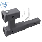 Adjustable Dual Ball Hitch Adapter for 2 Inch Receiver (5000LB Capacity)