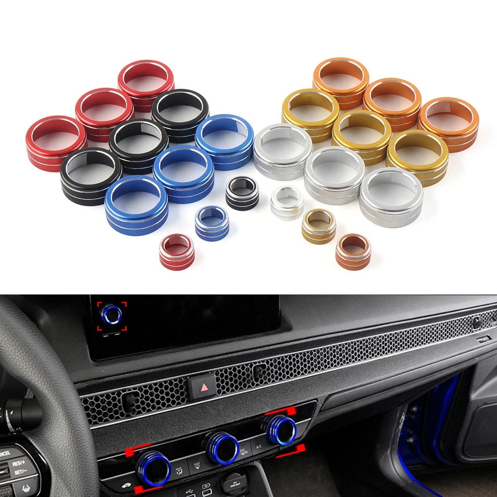 AC Climate Control Knob Ring Cover for Honda Civic (2022–2023) & CR-V