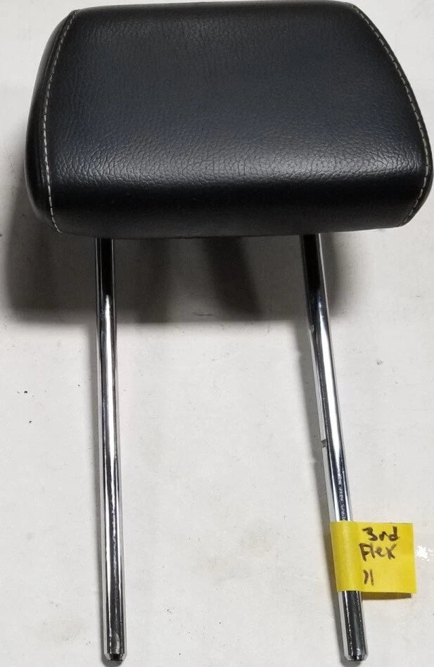 Rear 3rd Row Headrest for Ford Flex (2009–2012) Black Leather OEM