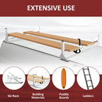 2 Bar Roof Ladder Rack for Ford E-150, GMC Savana, Chevrolet Express (1996–UP)