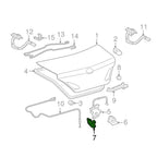 Trunk Lock Ring Door-Lock Bracket for Toyota Corolla (2009–2013) 64621-AC010