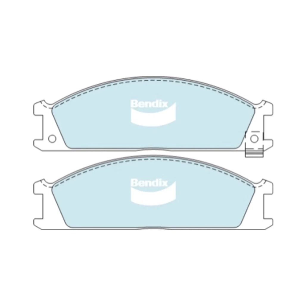 Front Disc Brake Pad Set 4X4 for Nissan Terrano II WD21 (1988-1996)