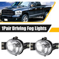 2X Driving Fog Lights with Bulbs 55077474AE for Dodge Ram 1500 2500 3500 (2010–2018)