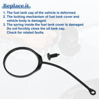 2Pcs Fuel Tank Cap Tether O Ring for Audi 90 (No. 1H0201553B)