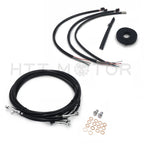 Complete Handlebar Cable for Harley Touring (2014–2017) - Black Nylon