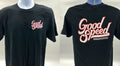 GoodSpeed Black T-Shirt with Red and White Logo for Men and Women