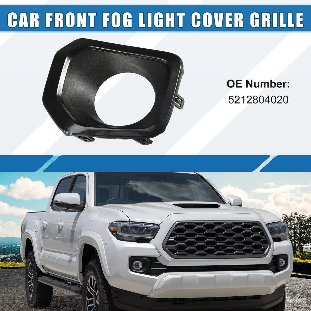 Front Left Fog Light Grille Cover Trim No. 5212804020 for Toyota Tacoma (2016–2020)