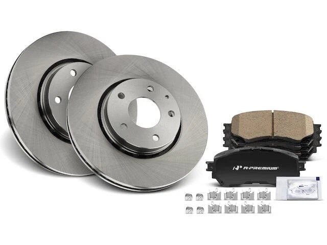 Front Brake Pad and Rotor Kit for Mazda 6 (2019–2021) FF254QW