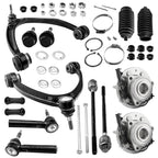 4WD Front Wheel Bearing + Upper Control Arm for Chevy Silverado GMC Sierra 1500 (2007–2018)