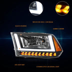 U-Shape LED Tube DRL Headlights for Dodge Ram 1500-3500 (2009–2024)