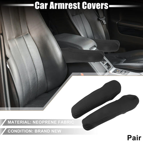 1 Pair Armrest Covers for Honda Odyssey (2012–2017) Black