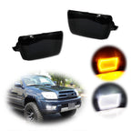 Smoked Switchback Amber LED DRL Signal Lights for Toyota 4Runner (2003–2005)
