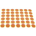 42pcs 1" Round Fuel 50:1 Stickers for Lawn Mowers Chainsaws (Fits Various)