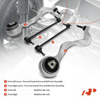 Set of 4 Front Control Arms with Ball Joints for BMW E82 128i 135i (2008–2013)