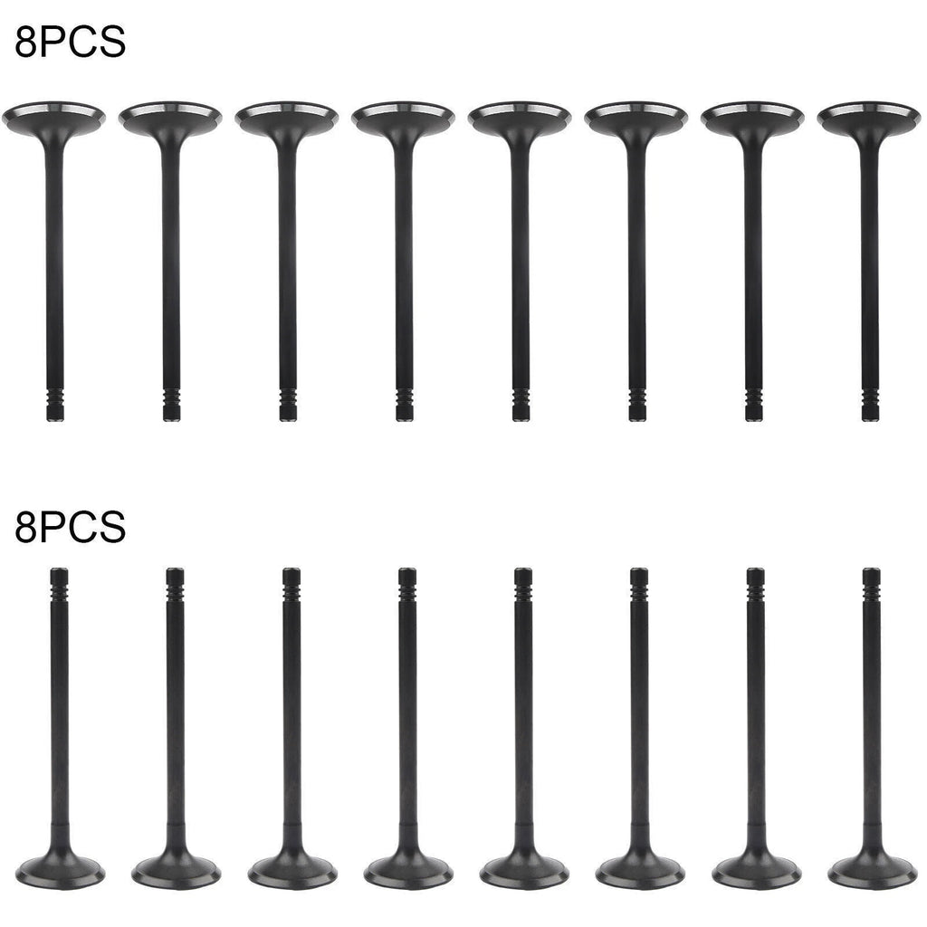16pc Intake Exhaust Valves for Chevrolet GM Buick Saturn 2.0 2.4L (2007–2017)