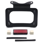 Laydown Curved License Plate Bracket for Harley Street Glide/Road Glide (2014–2023)