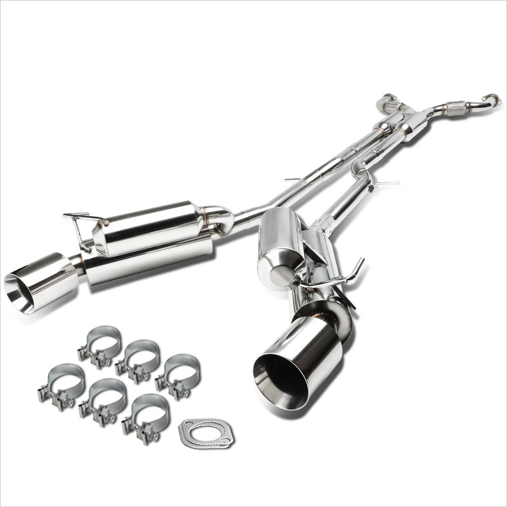 Dual 4.5" Rolled Tip Catback Exhaust System for Nissan 370Z Z34 (2009–2019)