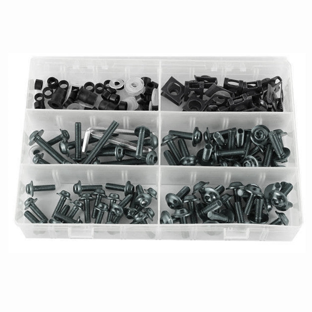 177PCS Fairing Bolts Kit M5/M6 for Sportbikes (Universal)