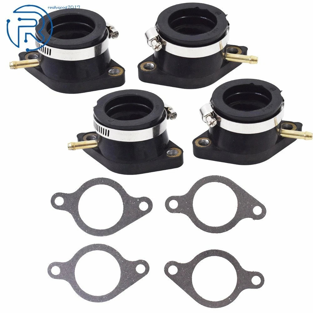 Carb Holders Intake Manifold Boots for Yamaha XJ550 Maxim XJ550R Seca (1981–1983)