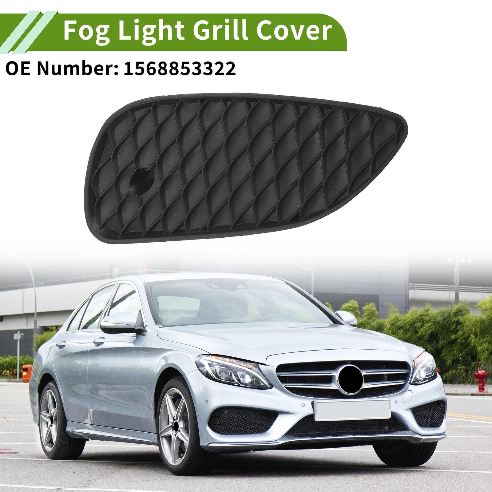 1 Pc Fog Light Grill for Mercedes Benz GLA250 (2015–2017) No. 1568853322