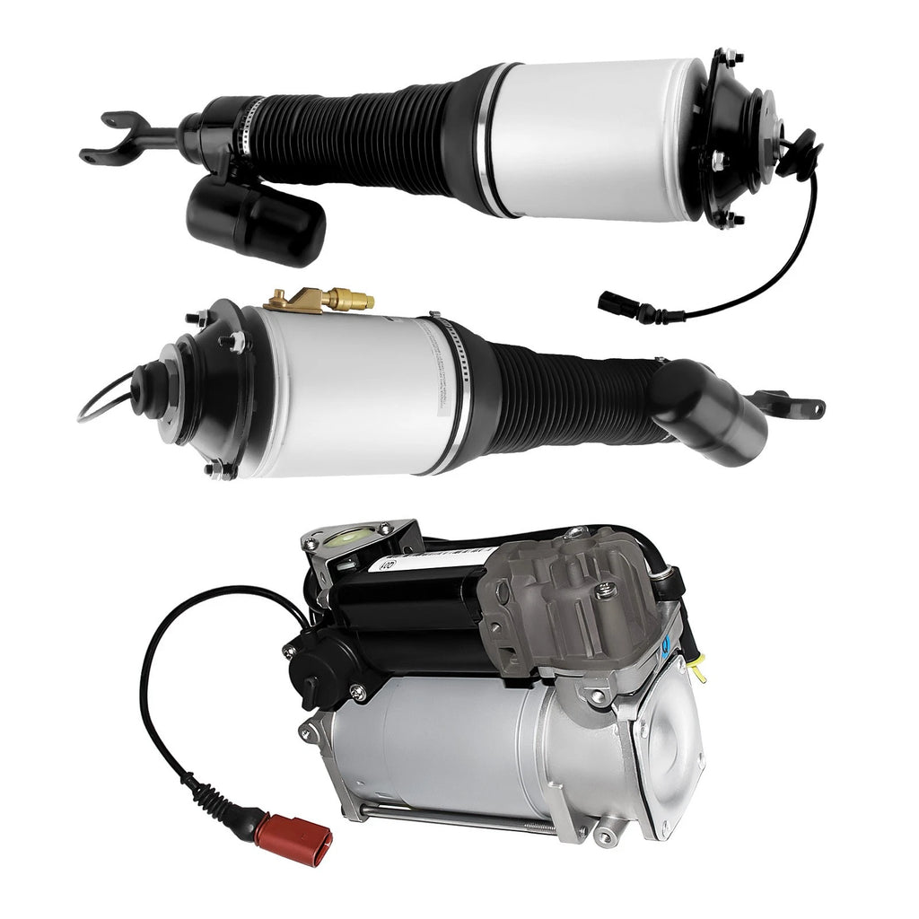2X Front Air Struts Spring Suspension with Compressor for Bentley