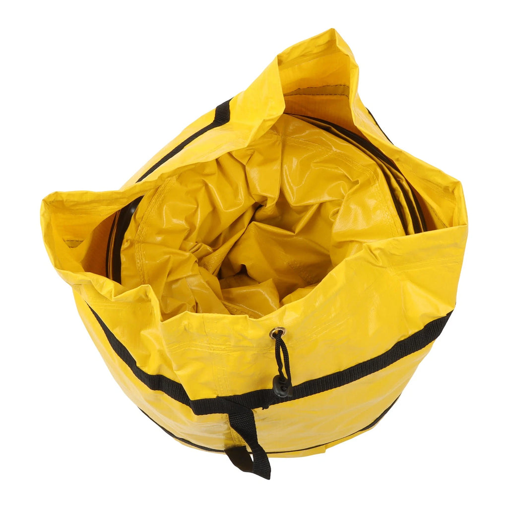 12" x 25' Yellow PVC Flexible Duct Hose for Blower Fan