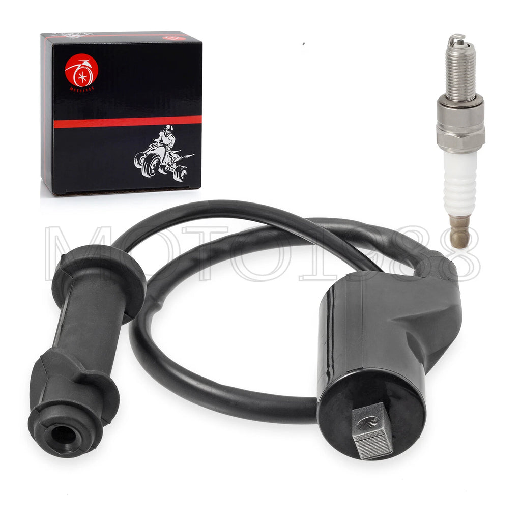 Ignition Coil Pack & Spark Plug Cap for Arctic Cat Prowler 700 1000 550 (2007–2019)