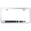 Stainless Steel License Plate Frame - Officially Licensed for Hummer H3T