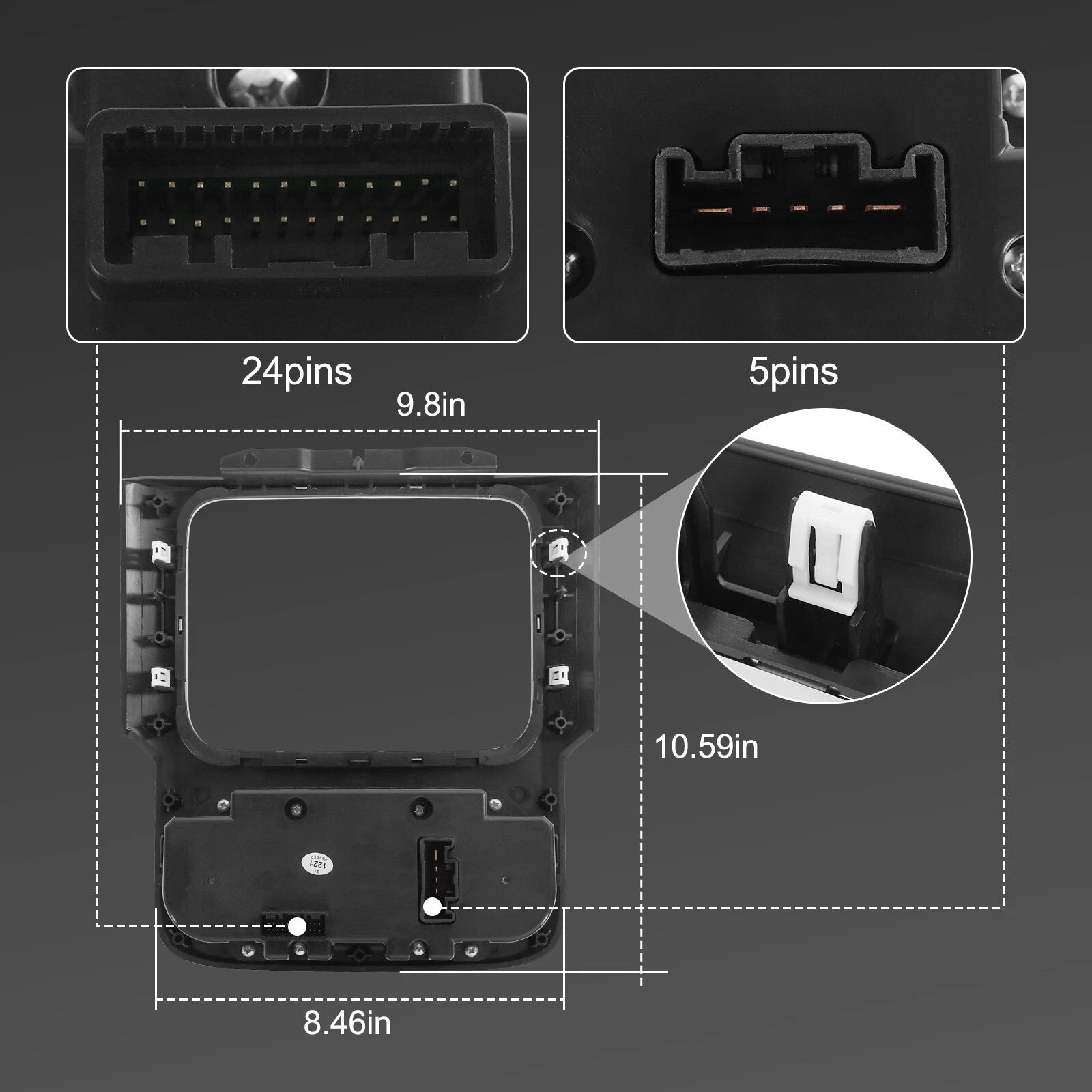 A/C Climate Control Module for Dodge RAM 1500 2500 (2013-2018)