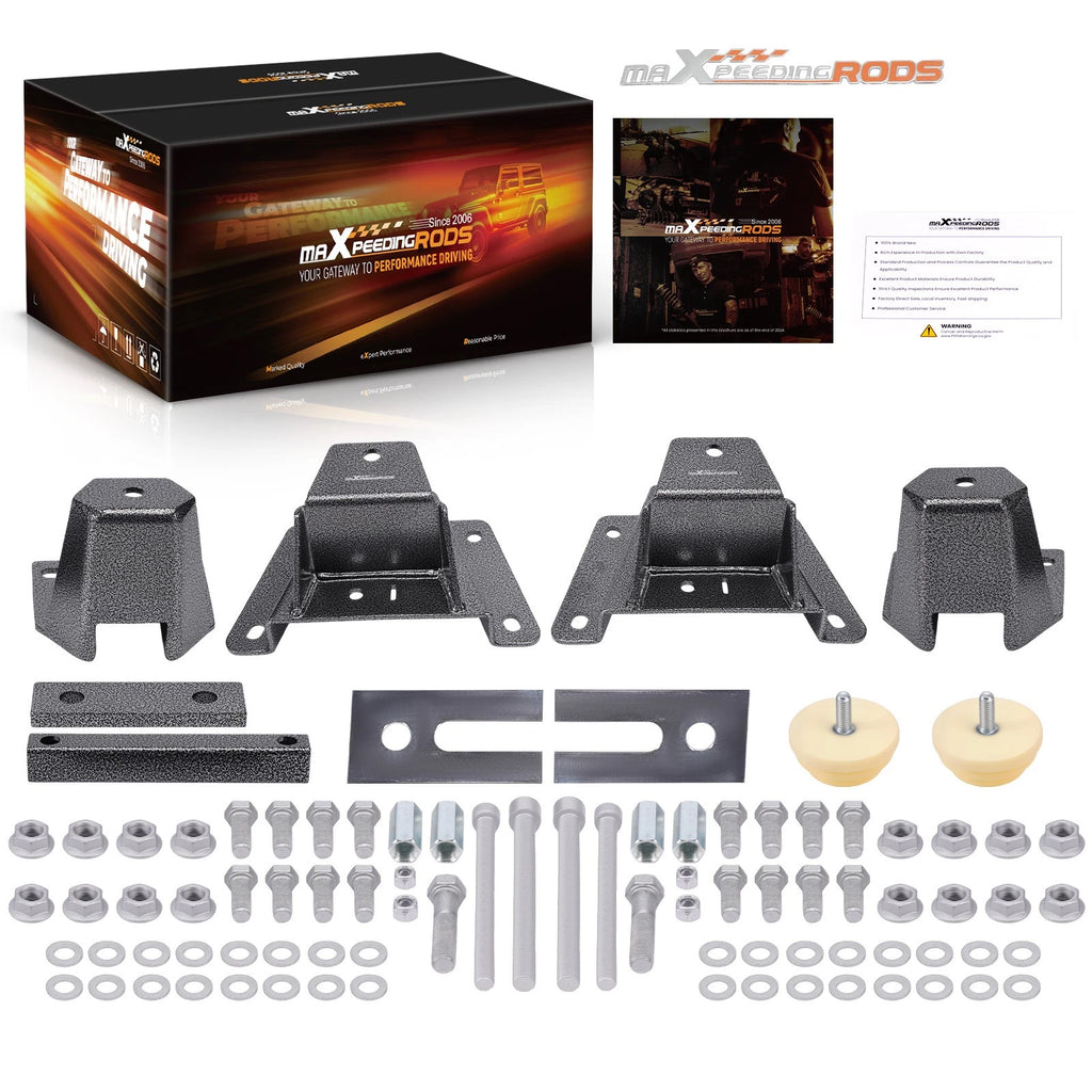 4" Drop Rear Hanger Lowering Kit for Ford Ranger Extended Cab (1989–1997)