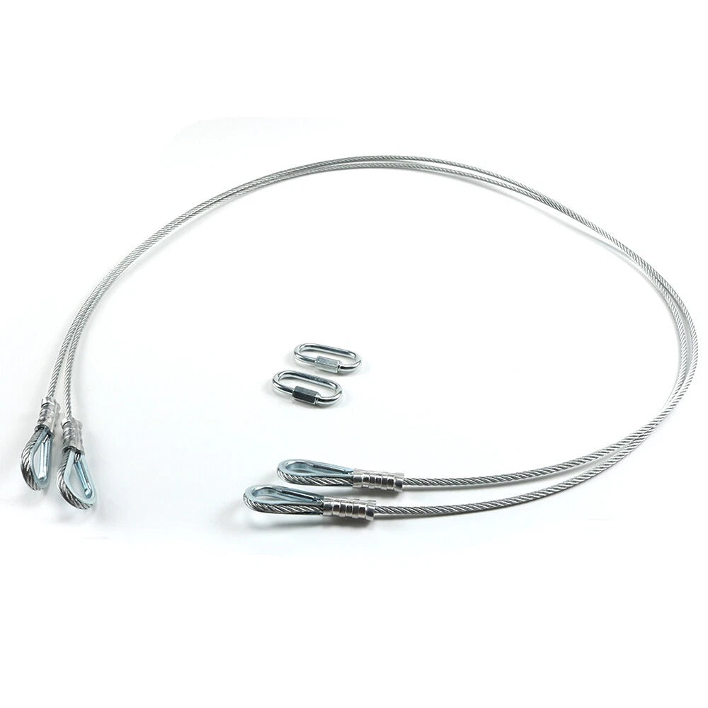 2X Cables for Trailer Gate Lift with EZ Spring Clips 125542