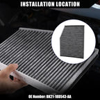 Cabin Air Filter with Activated Carbon for Ford Transit 150 250 (2015–2023)