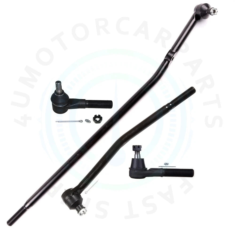 Set of 4 Front Outer Tie Rod Links for Ford E-150 Econoline (1995–2002)