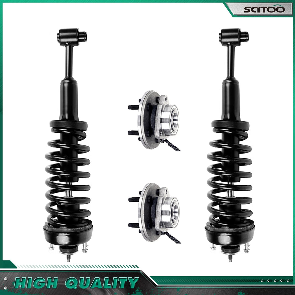 Front Struts Hub Bearings Kit for Ford Explorer Mercury Mountaineer (2002–2003)