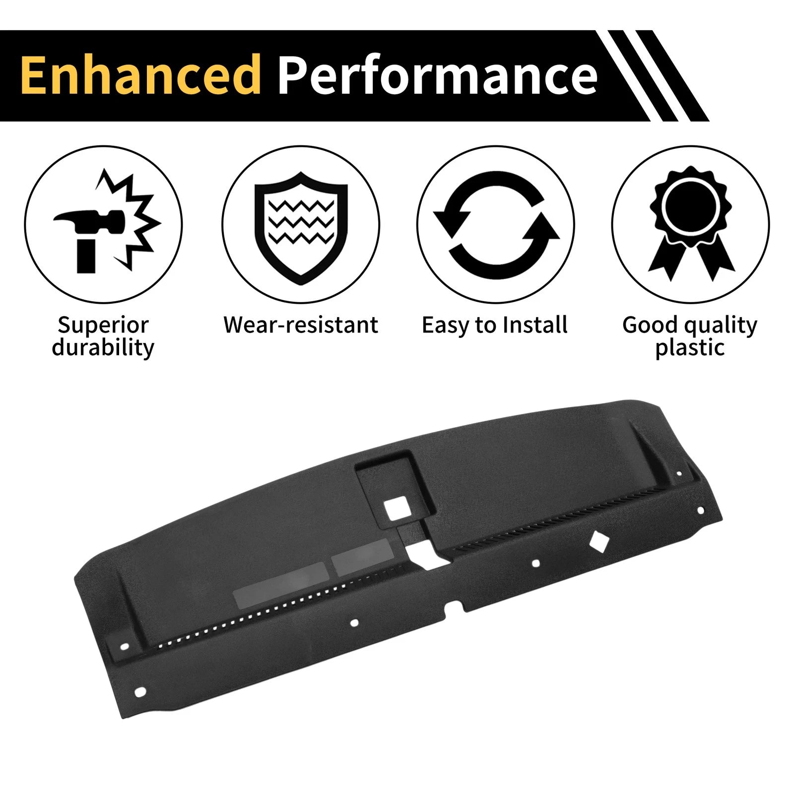 Radiator Support Cover for Hyundai Tucson (2016–2021) No. 86342D3000/86342-D3000 ABS