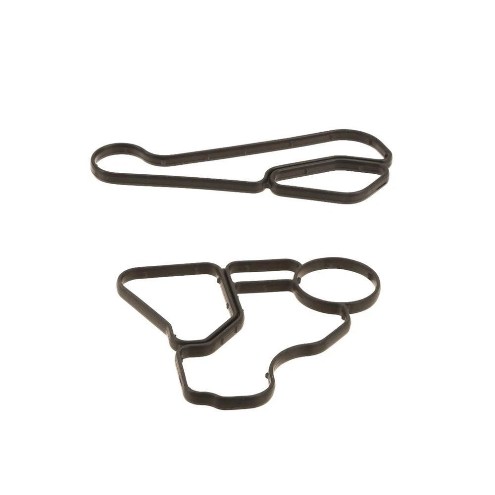 Set of 2 Oil Filter Housing and Cooler Gasket for BMW
