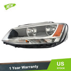 Headlamp Assembly for Volkswagen Jetta (2011–2018) Left Driver Side