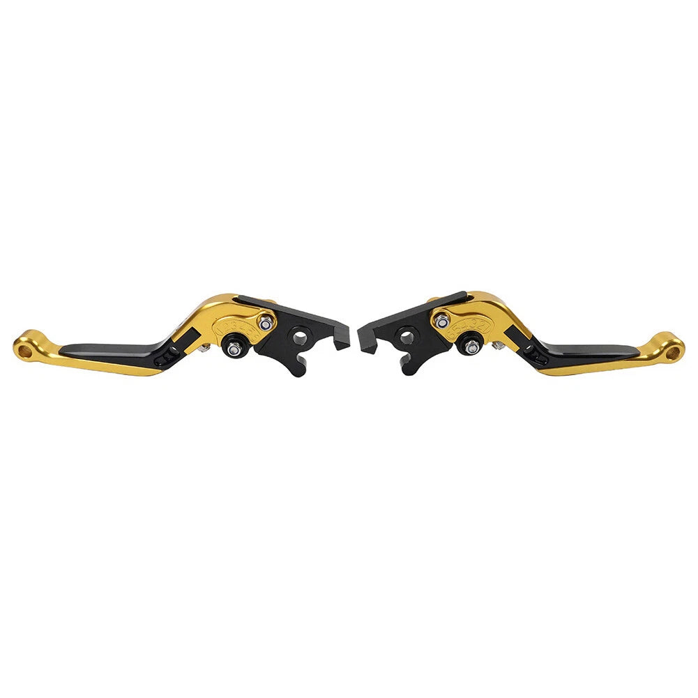 CNC Extendable Brake Clutch Levers for Kawasaki ZX10R/RR/KRT/SE (2016–2020) Gold