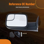 Left Side Mirror for Dodge Ram 1500/2500/3500 (1994–1997) 55076612 Heated