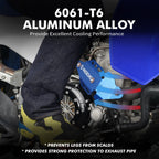 ATV Muffler Mid Pipe Heat Shield Guard for Yamaha YFZ450R (2009–2025)