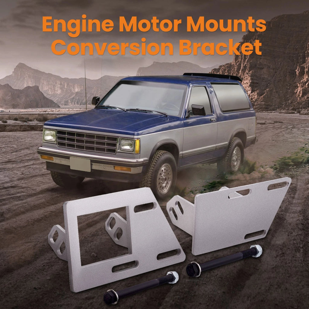 Engine Swap Mounts Brackets with 2 Bolts for Chevy Blazer S10 2WD (1983–2005)