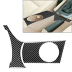 Carbon Fiber Cup Holder Trim Cover for BMW X3 E83 (2004-2010)