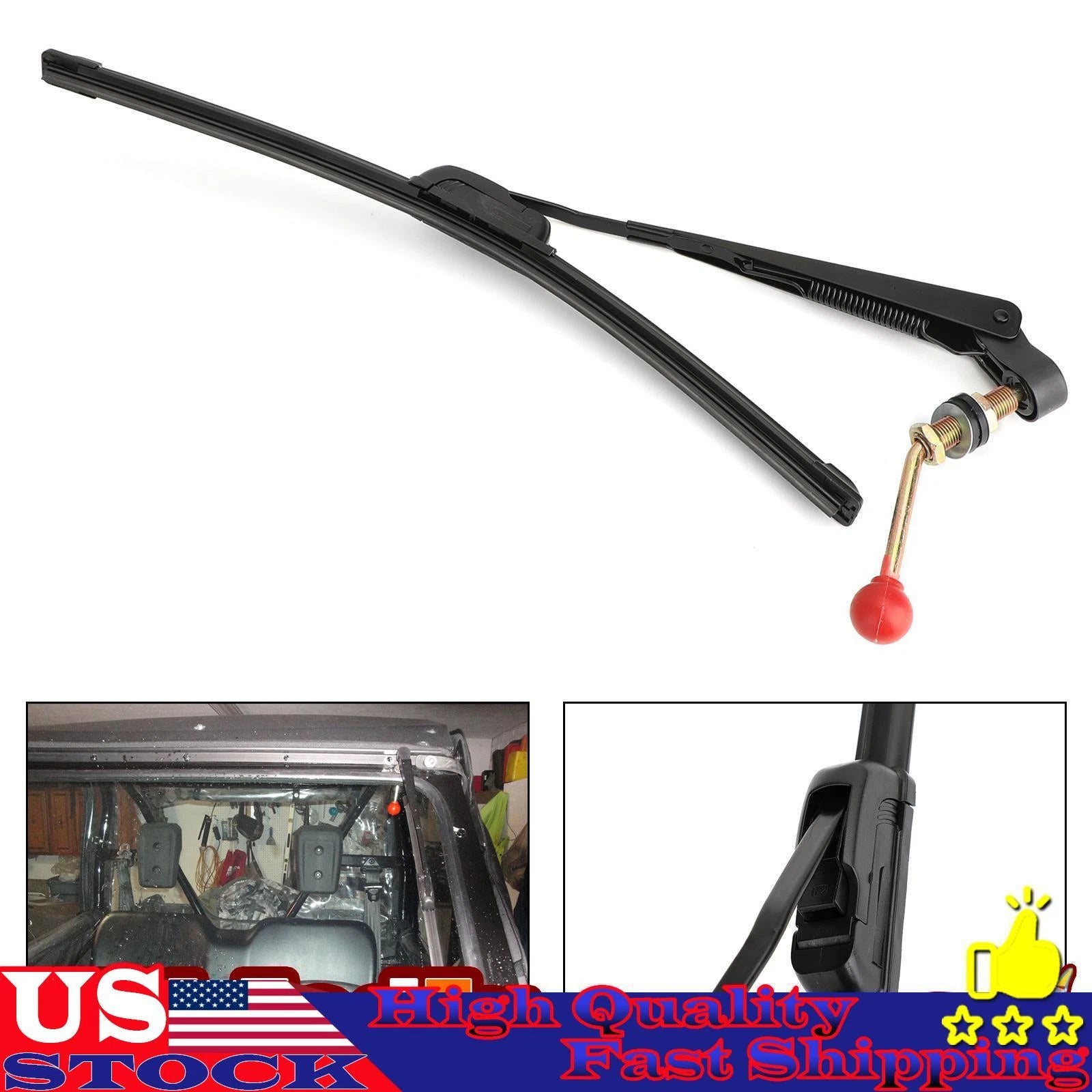 Rubber Wiper Blade for Polaris RZR / Can Am (UTV)