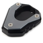 CNC Gray Foot Stand Side Extension Plate for KAWASAKI Ninja 400, Versys 650, KLX 250